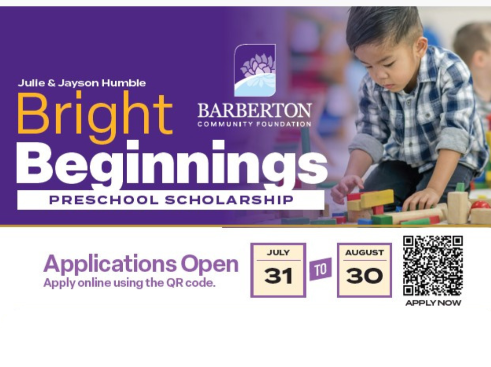 Julie & Jayson Humble Bright Beginnings Preschool Scholarship Opens July 31