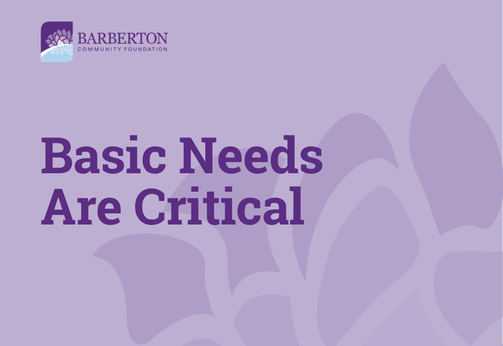 Basic Needs Are Critical 